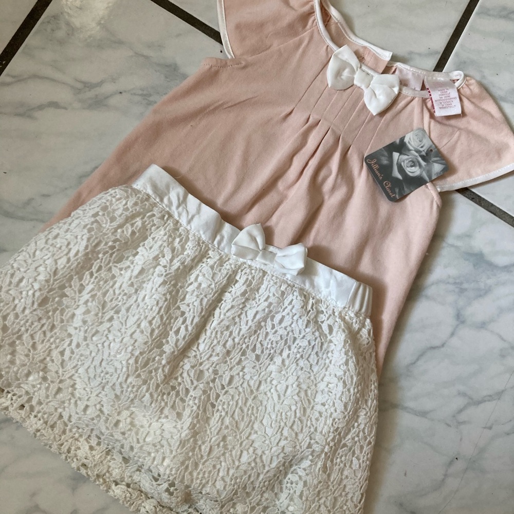 NWT Jillian’s Closet 2-Piece Lace Set